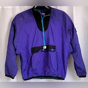 Vintage 90’s Kaelin Pullover Ski Jacket Size S/M Purple/Black/Turquoise.